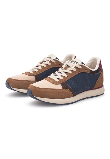 Woden Kondisko / Sneakers Ronja - Caramel Multi